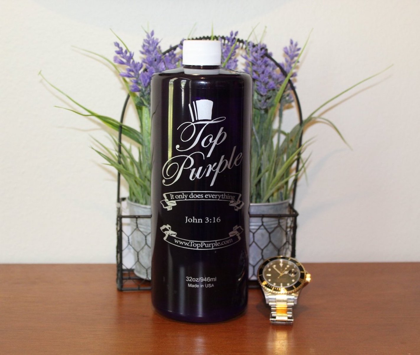 Top Purple 32 oz Bottle