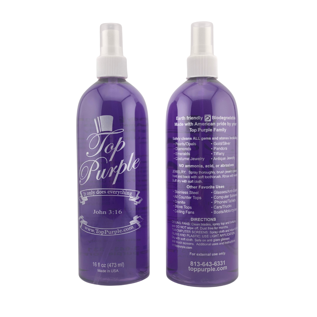 Top Purple - Jewelry Cleaner and More - 16 oz. Bottle