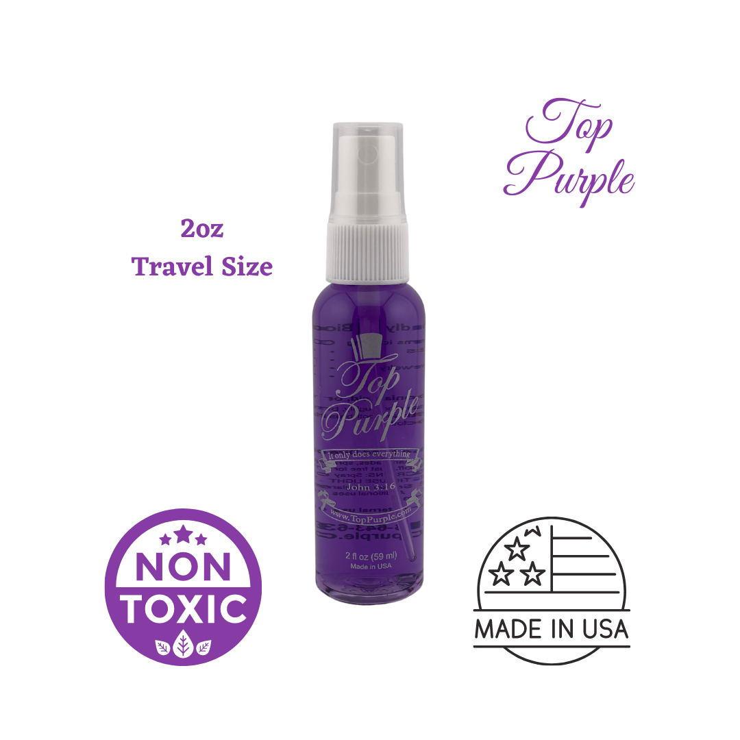 Christmas Sale! 4 Pack of Top Purple 2oz Bottles