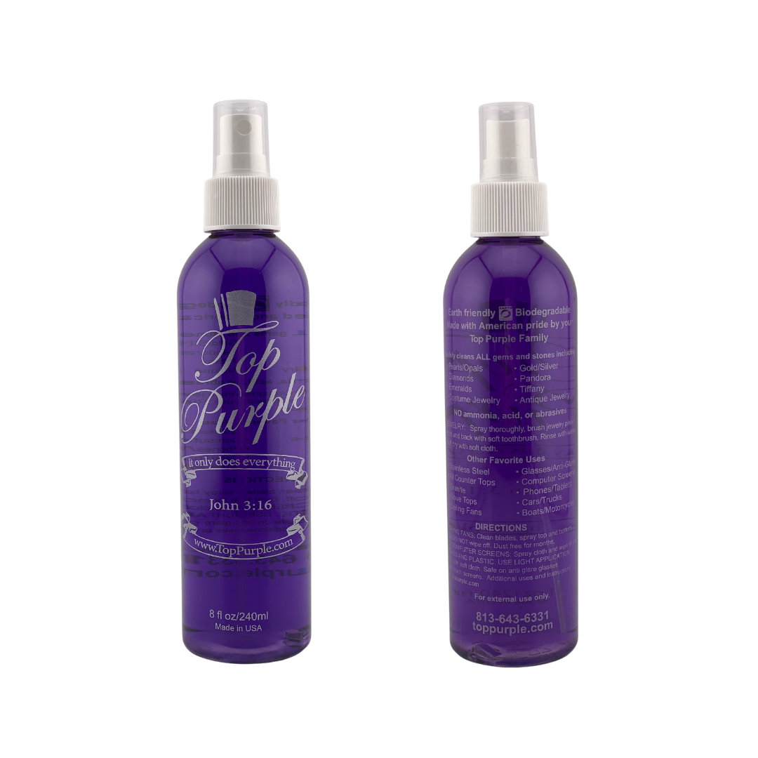 Top Purple - Jewelry Cleaner and More - 8 oz. Bottle