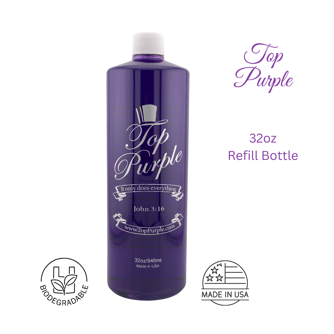 Top Purple - Jewelry Cleaner and More - 32 oz. Bottle